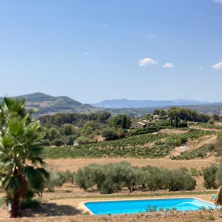 La Venturonne Appartement Neuf Rez De Jardin 45 M2 Vue Mer Et Vignes 10 Mn Des Plages Le Beausset Exteriör bild